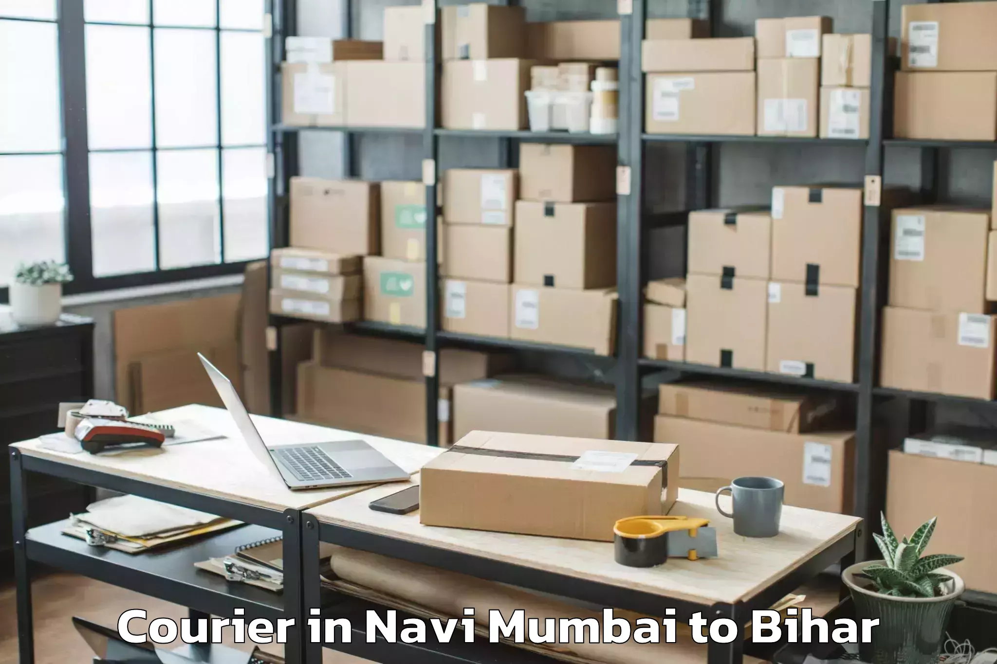 Professional Navi Mumbai to Pupri Courier